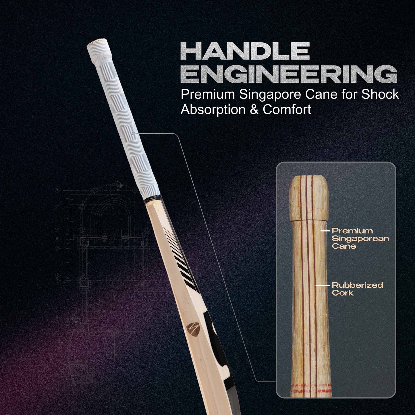 SG Sunny Tonny Classic Black English Willow Cricket Bat 2026 | Premium Professional Cricket Bat JR SPORTING GOODS INC