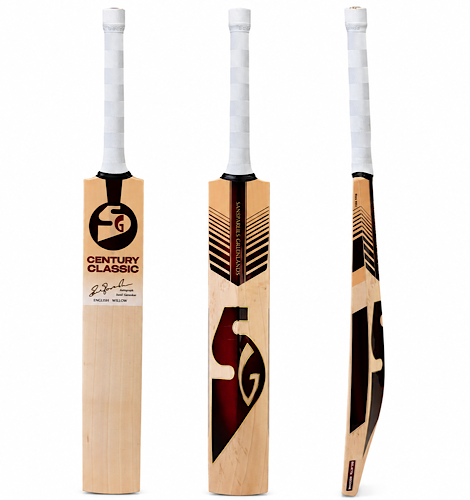 SG Century Classic English Willow Cricket Bat – Premium Professional Cricket Bat JR SPORTING GOODS INC