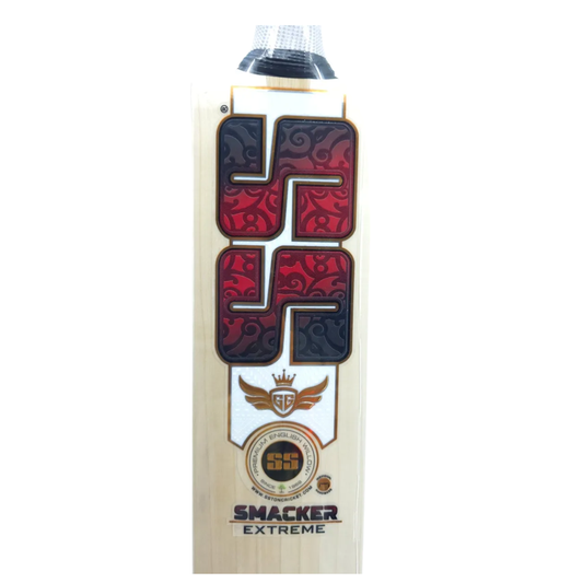 SS GG Smacker Extreme English Willow Bat – SH | Explosive Power Hitting Cricket Bat JR SPORTING GOODS INC