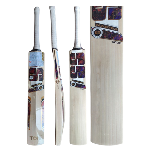 SS Master 9000 English Willow Cricket Bat – SH | Elite Grade Power Bat for Serious Cricketers JR SPORTING GOODS INC