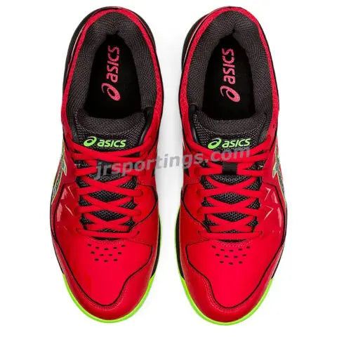 ASICS Gel Peake Cricket Rubber Shoes – Red & Graphite Grey | Lightweight Grip & Comfort My Store