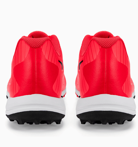 PUMA 22 FH FIERY CORAL/BLACK/POPPY RED CRICKET RUBBER SHOES - UK 12 / US 13 jrsportinggoods.com