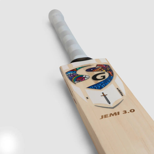 SG Jemi 3.0 English Willow Cricket Bat – Premium Leather Ball Match Bat for Club & Professional Cricket JR SPORTING GOODS INC