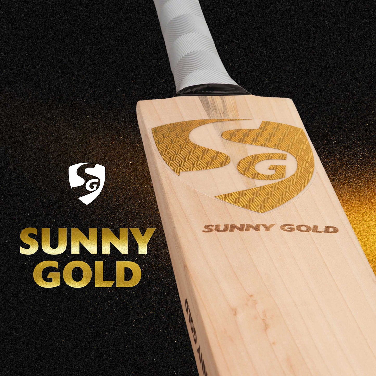 SG Sunny Gold® Finest Grade 2 English Willow Cricket Bat 2026 | Leather Ball Match Bat JR SPORTING GOODS INC