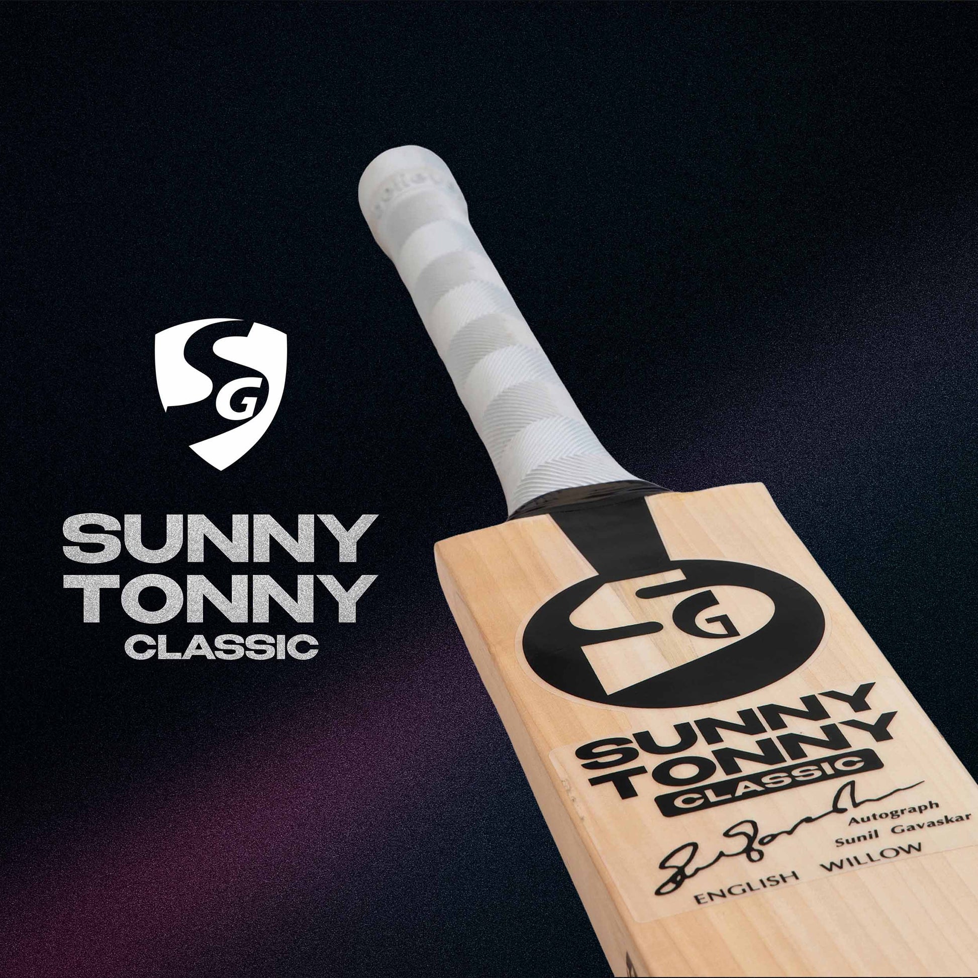 SG Sunny Tonny Classic Black English Willow Cricket Bat 2026 | Premium Professional Cricket Bat JR SPORTING GOODS INC