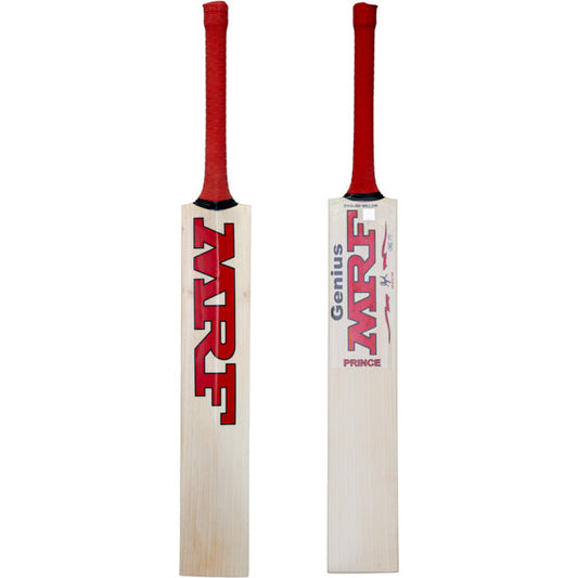 MRF Genius Prince English Willow Cricket Bat 2026 – Players Grade SH JR SPORTING GOODS INC