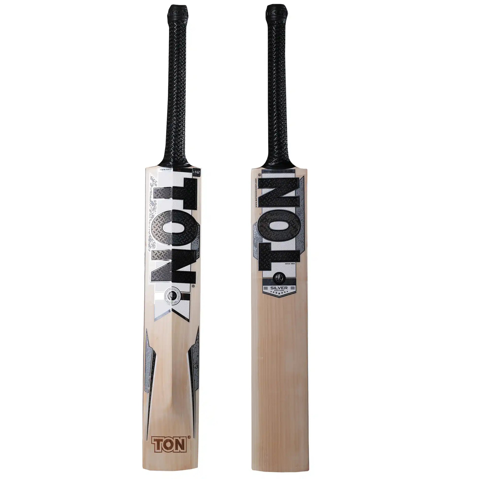 SS TON Silver Edition English Willow Cricket Bat 2026 – Premium Grade 2 Leather Ball Match Bat JR SPORTING GOODS INC