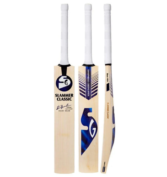 SG Slammer Classic English Willow Cricket Bat – Premium Professional Cricket Bat JR SPORTING GOODS INC