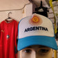 Argentina National Team Trucker Baseball Cap | Argentina Flag Adjustable Snapback Hat | Sky Blue & White Soccer Fan Cap JR SPORTING GOODS INC