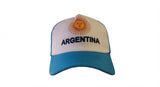 Argentina National Team Trucker Baseball Cap | Argentina Flag Adjustable Snapback Hat | Sky Blue & White Soccer Fan Cap JR SPORTING GOODS INC