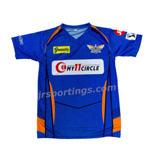 IPL Cricket Jersey 2023 – Official T20 Fan Shirt for Players & Supporters 4K Animation Video JR SPORTING GOODS INC