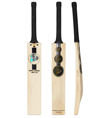SG King Cobra ARC 4.0 English Willow Cricket Bat 2026 – Elite Leather Ball Match Bat for Professional Players JR SPORTING GOODS INC