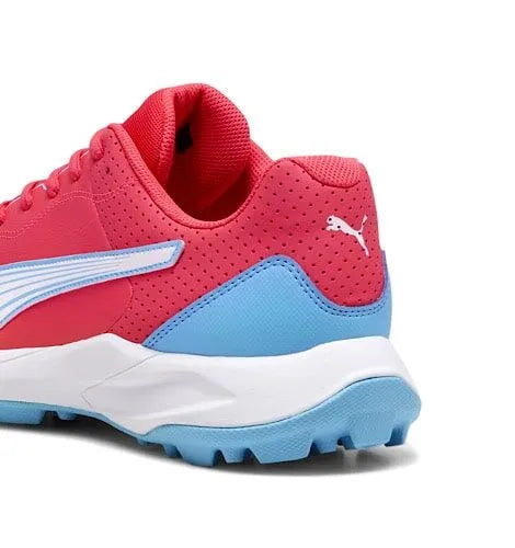 PUMA 24 FH Rubber Cricket Shoes Luminous Blue Puma White – Dual Color Grip & Comfort 2026 jrsportinggoods.com
