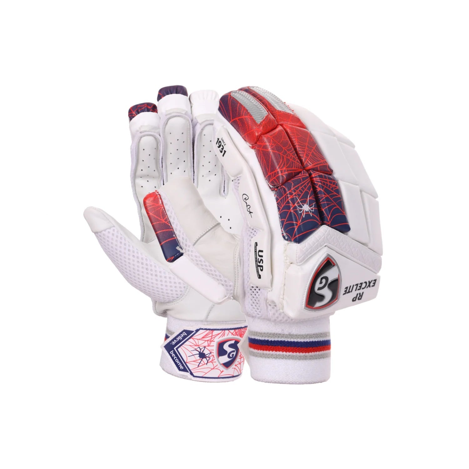 SG (RISHABH PANT) RP EXCELTE CRICKET BATTING GLOVES JR SPORTS