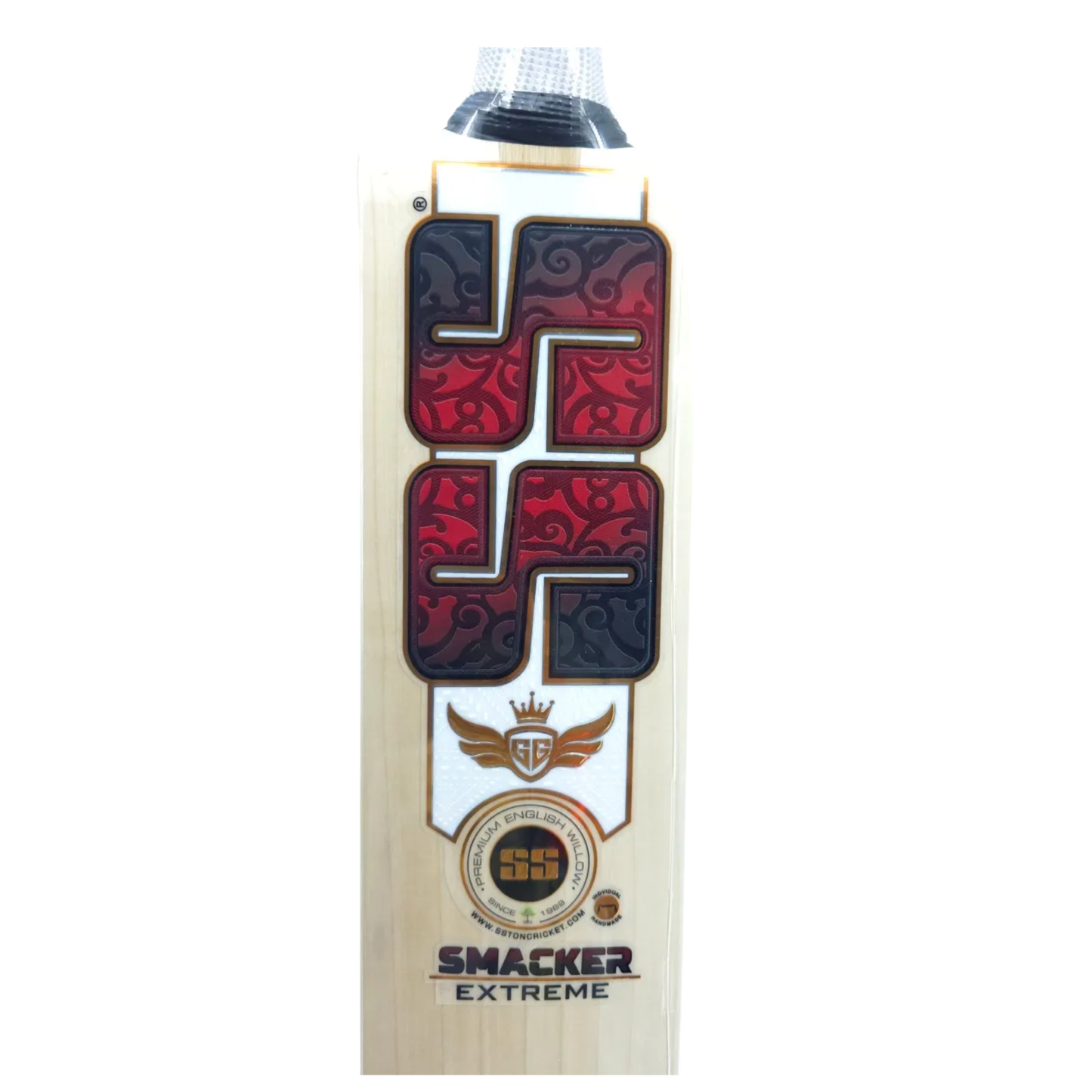 SS GG Smacker Extreme English Willow Bat – SH | Explosive Power Hitting Cricket Bat JR SPORTING GOODS INC