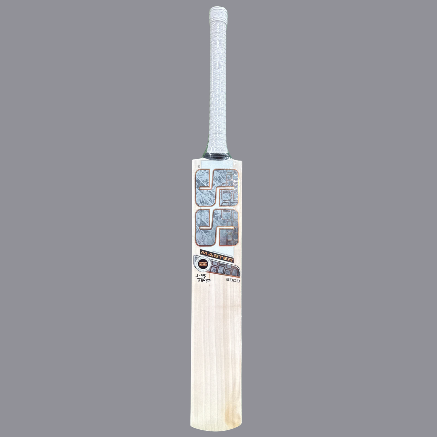 SS Master 8000 English Willow Cricket Bat – SH | Pro Grade Power & Control Cricket Bat JR SPORTING GOODS INC