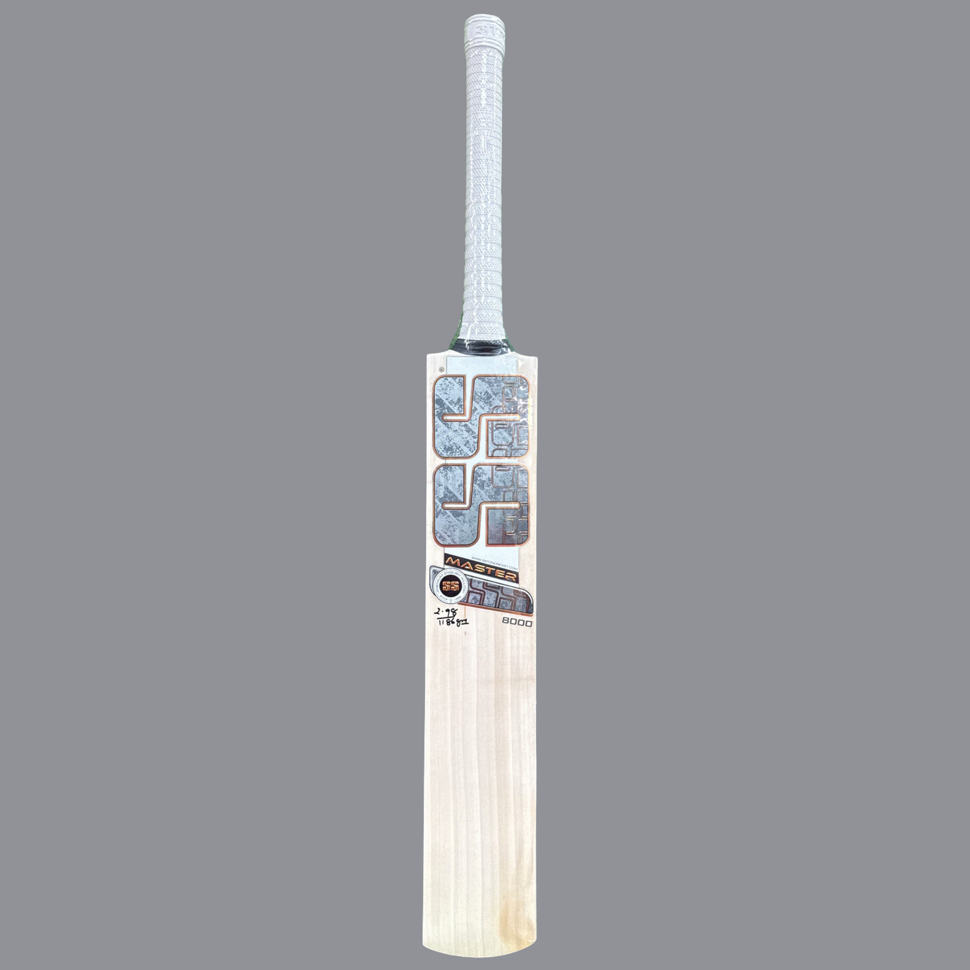 SS Master 8000 English Willow Cricket Bat – SH | Pro Grade Power & Control Cricket Bat JR SPORTING GOODS INC