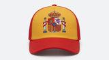 Spain National Team Trucker Baseball Cap | Spain Flag Adjustable Snapback Hat | Red & Yellow Soccer Fan Cap JR SPORTING GOODS INC