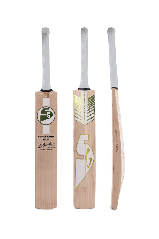 SG Sunny Gold Icon English Willow Cricket Bat | High-Performance Match Bat JR SPORTING GOODS INC