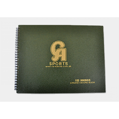 CA 100 INNINGS SCORE BOOK WITH HARD COVER BIND