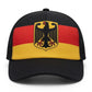 Germany Flag Trucker Baseball Cap with Eagle Crest | Adjustable Snapback Hat | Black Red Gold German National Cap JR SPORTING GOODS INC
