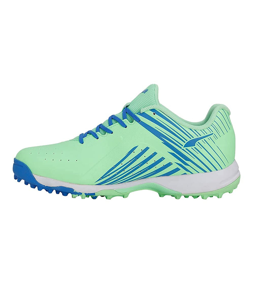 PUMA 22 FH Elektro Green/Bluemazing/White Cricket Rubber Shoes – Lightweight Performance Footwear JR SPORTING GOODS INC