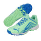 PUMA 22 FH Elektro Green/Bluemazing/White Cricket Rubber Shoes – Lightweight Performance Footwear JR SPORTING GOODS INC