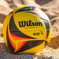 Wilson AVP OPTX Official Beach Volleyball Tour Match Game Ball - Black/Yellow JR SPORTING GOODS INC