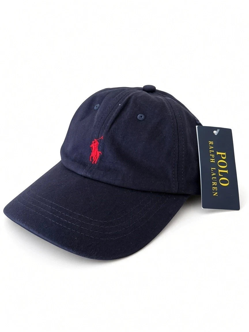Polo Ralph Lauren Men's Cotton Chino Adjustable Ball Cap – Navy Blue JR SPORTING GOODS INC