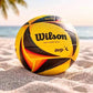 Wilson AVP OPTX Official Beach Volleyball Tour Match Game Ball - Black/Yellow JR SPORTING GOODS INC